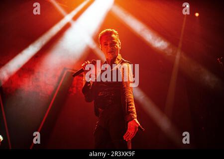 Stockholm, Schweden. 23. Mai 2023. Depeche-Modus auf der Bühne während der Memento Mori World Tour 2023 in der Friends Arena in Stockholm, Schweden, am 23. Mai 2023. Foto: Peter Wixtrom/Aftonbladet/TT Credit: TT News Agency/Alamy Live News Stockfoto