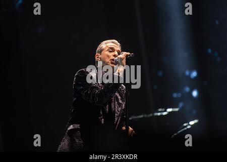 Stockholm, Schweden. 23. Mai 2023. Depeche-Modus auf der Bühne während der Memento Mori World Tour 2023 in der Friends Arena in Stockholm, Schweden, am 23. Mai 2023. Foto: Peter Wixtrom/Aftonbladet/TT Credit: TT News Agency/Alamy Live News Stockfoto