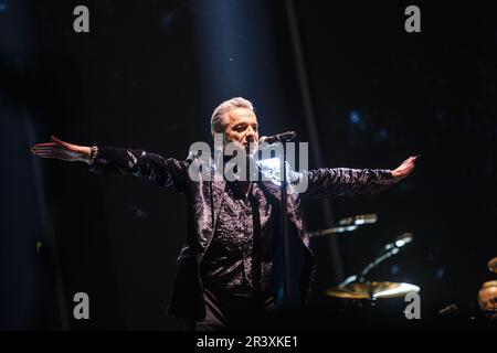 Stockholm, Schweden. 23. Mai 2023. Depeche-Modus auf der Bühne während der Memento Mori World Tour 2023 in der Friends Arena in Stockholm, Schweden, am 23. Mai 2023. Foto: Peter Wixtrom/Aftonbladet/TT Credit: TT News Agency/Alamy Live News Stockfoto