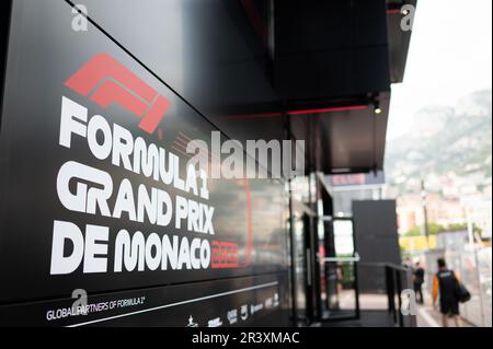 Monaco, Monte Carlo. 25. Mai 2023. Atmosphäre des Stromkreises. Formel-1-Weltmeisterschaft, Rd 7, Monaco Grand Prix, Monte Carlo, Monaco, Vorbereitungstag. Kredit: XPB Images Ltd/Alamy Live News Stockfoto