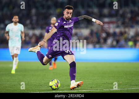 Rom, Italie. 24. Mai 2023. Gaetano Castrovilli von Fiorentina in Aktion während des italienischen Pokals, Coppa Italia, Endspiel zwischen ACF Fiorentina und FC Internazionale am 24. Mai 2023 im Stadio Olimpico in Rom, Italien - Photo Federico Proietti/DPPI Credit: DPPI Media/Alamy Live News Stockfoto