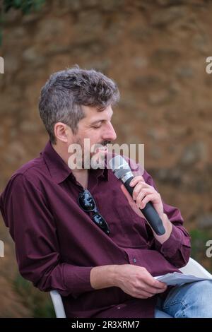 Joan Tomàs Martinez, Primavera al Jardí, casa Llorenc villalong, Binissalem, Mallorca, Balearen, Spanien. Stockfoto