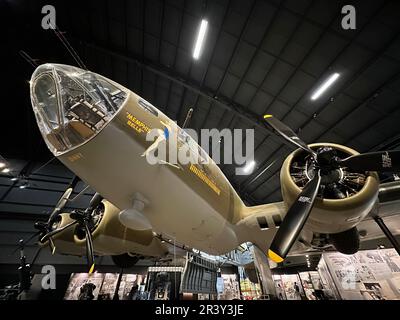 Dayton, OH, USA. 24. Mai 2023. Mai 24, 2023-Dayton, OH: Das Flugzeug Memphis Belle B-17F wird im National Museum of the United States Air Force ausgestellt (Kreditbild: © Walter G. Arce Sr./ZUMA Press Wire). NUR REDAKTIONELLE VERWENDUNG! Nicht für den kommerziellen GEBRAUCH! Stockfoto