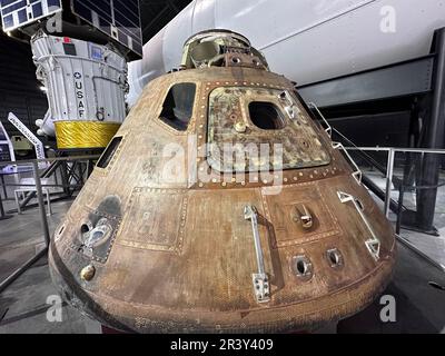 Dayton, OH, USA. 24. Mai 2023. Mai 24, 2023-Dayton, OH: Apollo 15 Command Module Endeavour wird im National Museum of the United States Air Force ausgestellt (Kreditbild: © Walter G. Arce Sr./ZUMA Press Wire). NUR REDAKTIONELLE VERWENDUNG! Nicht für den kommerziellen GEBRAUCH! Stockfoto