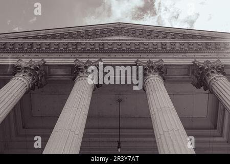Eine äußerst schöne Architektur des Römischen Reiches Stockfoto