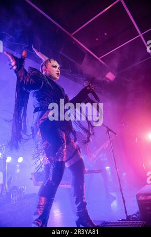 Battle Beast tritt am 22. Mai im La 2 de Sala Apolo in Barcelona auf. 2023. Fotograf: Ale Espaliat Stockfoto