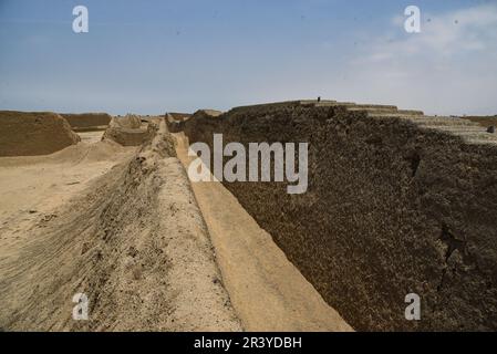 Nicolas Remene / Le Pictorium - Chan Chan archäologische Stätte in der Provinz Trujillo, Peru - 11/10/2018 - Peru / La Libertad / Chan Chan - Hu Stockfoto