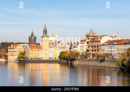 Bilder aus der Hauptstadt Prag Stockfoto