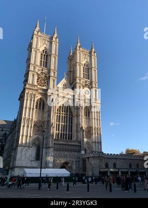 Westminster Abbey in London, Großbritannien Stockfoto