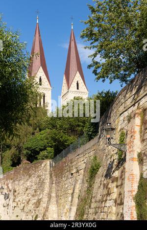 Bilder aus der Bezirksstadt Halberstadt Harz Stockfoto