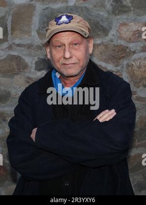 Bernd Michael Lade Regisseur und Hauptdarsteller der Film der Zeuge bei der Vorschau am 03./01/2023. Magdeburg Stockfoto