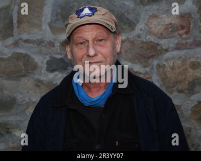 Bernd Michael Lade Regisseur und Hauptdarsteller der Film der Zeuge bei der Vorschau am 03./01/2023. Magdeburg Stockfoto