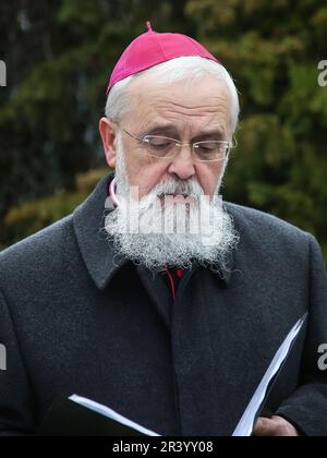 Römisch-katholischer Bischof von Magdeburg Dr. Gerhard Feige-Veranstaltung zum Gedenken an den Tag der Magda-Gedenkstätte 2023 Stockfoto