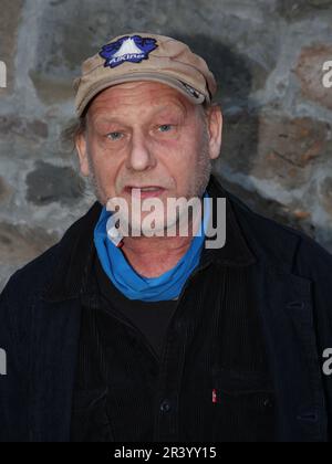 Bernd Michael Lade Regisseur und Hauptdarsteller der Film der Zeuge bei der Vorschau am 03./01/2023. Magdeburg Stockfoto