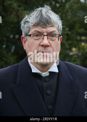 Bischof Evangelische Kirche Mitteldeutschland Friedrich Kramer Gedenkfeier am Magda Memorial Stockfoto