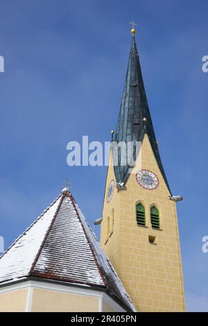 St. Laurentius in Egern am Tegernsee, Bayern in Deutschland Stockfoto