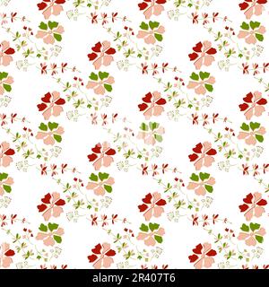 Frühling schönes Blumenmuster Stock Vektor