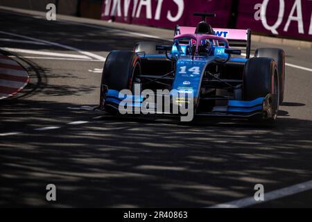 14 DOOHAN Jack (aus), UNI-Virtuosi Racing, Dallara F2, Action während der 5. Runde der FIA-Formel-2-Meisterschaft 2023 vom 26. Bis 28. Mai 2023 auf dem Circuit de Monaco in Monaco – Foto Julien Delfosse/DPPI Stockfoto