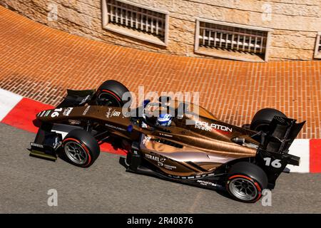 16 NISSANY Roy (isr), PHM Racing von Charouz, Dallara F2, Action während der 5. Runde der FIA-Formel-2-Meisterschaft 2023 vom 26. Bis 28. Mai 2023 auf dem Circuit de Monaco in Monaco – Foto Julien Delfosse/DPPI Stockfoto