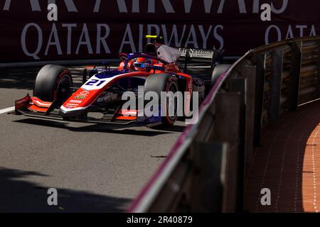 21 NOVALAK Clément (FRA), Trident Racing, Dallara F2, Action während der 5. Runde der FIA Formel-2-Meisterschaft 2023 vom 26. Bis 28. Mai 2023 auf dem Circuit de Monaco in Monaco – Photo Julien Delfosse/DPPI Stockfoto