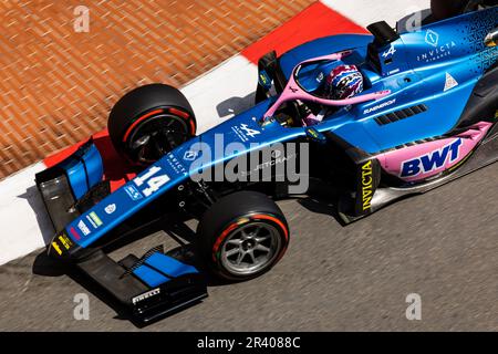 14 DOOHAN Jack (aus), UNI-Virtuosi Racing, Dallara F2, Action während der 5. Runde der FIA-Formel-2-Meisterschaft 2023 vom 26. Bis 28. Mai 2023 auf dem Circuit de Monaco in Monaco – Foto Julien Delfosse/DPPI Stockfoto