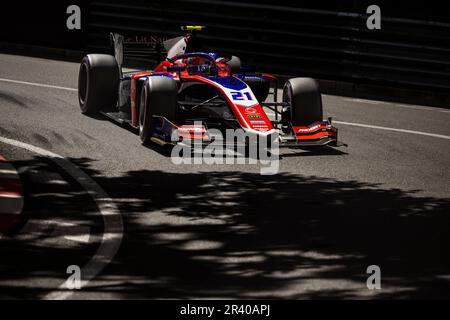 21 NOVALAK Clément (FRA), Trident Racing, Dallara F2, Action während der 5. Runde der FIA Formel-2-Meisterschaft 2023 vom 26. Bis 28. Mai 2023 auf dem Circuit de Monaco in Monaco – Photo Julien Delfosse/DPPI Stockfoto