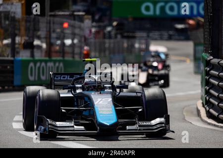 12 LECLERC Arthur (mco), DAMS, Dallara F2, Action während der 5. Runde der FIA-Formel-2-Meisterschaft 2023 vom 26. Bis 28. Mai 2023 auf dem Circuit de Monaco in Monaco – Foto Julien Delfosse/DPPI Stockfoto