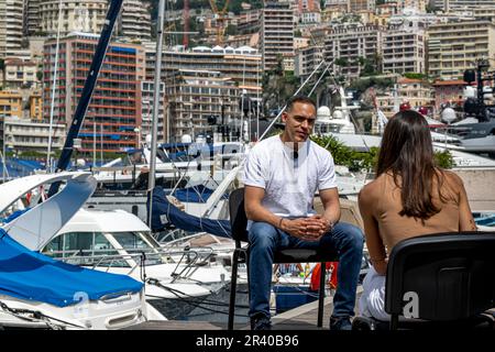 Monte Carlo, Monaco, 25. Mai 2023, Pastor Maldonado nimmt an der Build Up, Runde 07 der Formel-1-Meisterschaft 2023 Teil. Kredit: Michael Potts/Alamy Live News Stockfoto