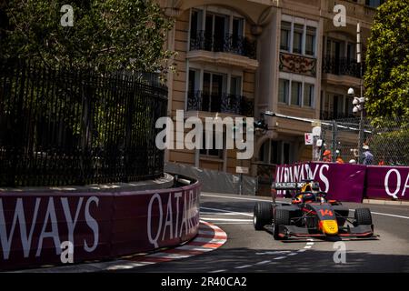 14 MONTOYA Sebastian (COL), Hitech Pulse-Acht, Dallara F3, Action während der 3. Runde der FIA Formel-3-Meisterschaft 2023 vom 26. Bis 28. Mai 2023 auf dem Circuit de Monaco in Monaco – Photo Julien Delfosse/DPPI Stockfoto