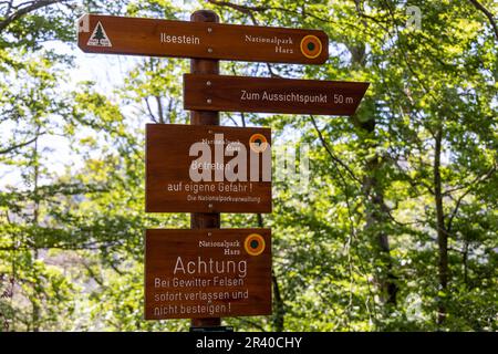 Eindrücke aus Ilsenburg Harz und Umgebung Stockfoto