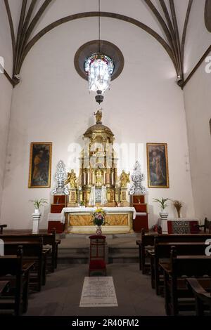 Seitenaltar in der Kathedrale von Santa Ana Stockfoto