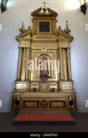 Seitenaltar in der Kathedrale von Santa Ana Stockfoto