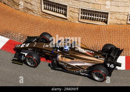 16 NISSANY Roy (isr), PHM Racing von Charouz, Dallara F2, Action während der 5. Runde der FIA Formel-2-Meisterschaft 2023 vom 26. Bis 28. Mai 2023 auf dem Circuit de Monaco in Monaco – Foto: Julien Delfosse/DPPI/LiveMedia Stockfoto