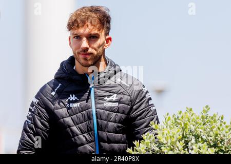 Monte-Carlo, Monaco. 25. Mai 2023. Pierre Gasly von Frankreich und Alpin am Donnerstag des Grand Prix F1 von Monaco am Circuit de Monaco am 25. Mai 2023 in Monte-Carlo, Monaco. Kredit: Ciancaphoto Studio Stockfoto