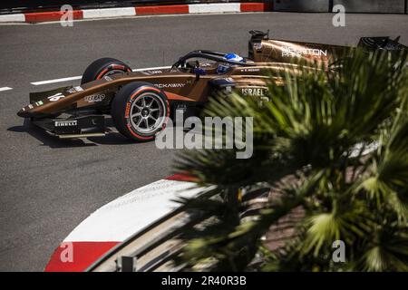 16 NISSANY Roy (isr), PHM Racing von Charouz, Dallara F2, Action während der 5. Runde der FIA Formel-2-Meisterschaft 2023 vom 26. Bis 28. Mai 2023 auf dem Circuit de Monaco in Monaco – Foto: Julien Delfosse/DPPI/LiveMedia Stockfoto