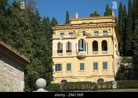 Villa Fidelia o Costanzii in Spello Italien Stockfoto