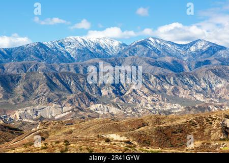 Die San Gabriel Mountains in der Nähe von Los Angeles in Kalifornien, USA Stockfoto