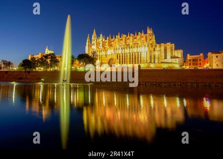 Catedral de Palma (La Seu)(s.XIV-XVI).Palma.Mallorca.Baleares.EspaÃ±a. Stockfoto