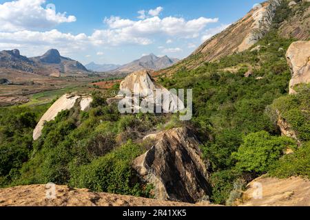 Anja Community Reserve, Madagaskar Wildnis Berglandschaft Stockfoto