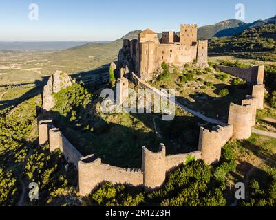 Schloss Loarre, Huesca, Spanien. Stockfoto