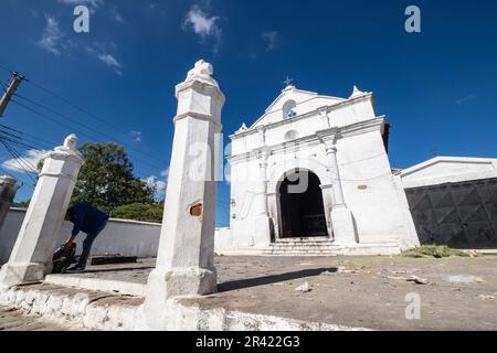 Iglesia de la Capilla del Señor del Calvario Sepultado, Santo Tomás Chichicastenango, República de Guatemala, América Central. Stockfoto