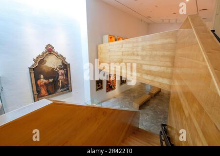 Museo Diocesano, Catedral de la Virgen de las Nieves, Catedral de Ibiza, siglo XIII, Ibiza, Balearen, Spanien. Stockfoto