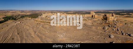 Castillo de Osma, Siglo X, Osma, Soria, Comunidad Autónoma de Castilla, Spanien, Europa. Stockfoto