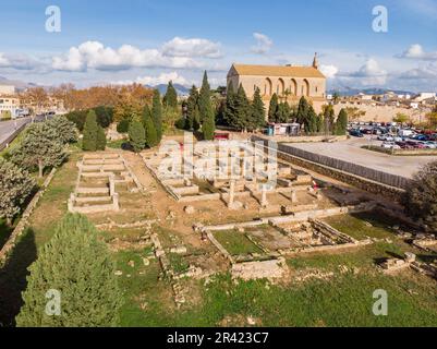 Römische Stadt Pollentia, Alcudia, Mallorca, Balearen, Spanien. Stockfoto