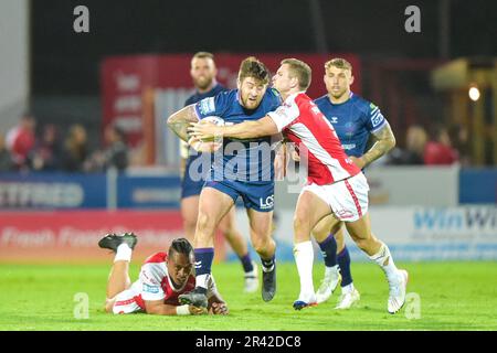 Während des Spiels der Betfred Super League 13 gegen die Wigan Warriors im Sewell Group Craven Park, Kingston upon Hull, Großbritannien, 25. Mai 2023 (Foto: Craig Cresswell/News Images) Stockfoto
