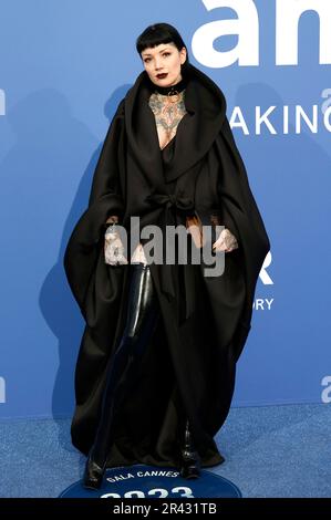 Kelle Crisp bei der 29. AmfAR Gala Cannes im Rahmen vom Festival de Cannes 2023 / 76. Internationale Filmfestspiele von Cannes im Hôtel du Cap-Eden-Roc. Antibes, 25.05.2023 Stockfoto