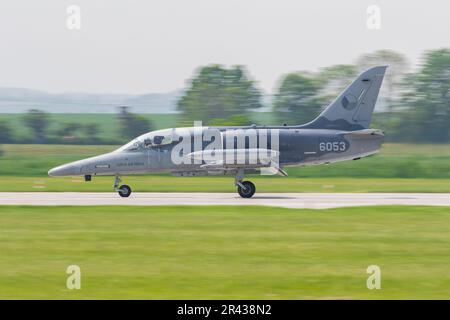 Aero L-159 ALCA auf der Caslav Air Show 2023 in Caslav, Tschechische Republik Stockfoto