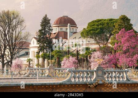 Meran, Merano in Südtirol, Norditalien. Stockfoto