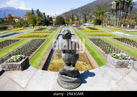 Villa Taranto - Italien. Berühmten italienischen Garten in der Nähe von Lago Maggiore Stockfoto