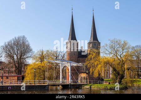 Oostpoort, Delft, Zuid-Holland, Niederlande Stockfoto